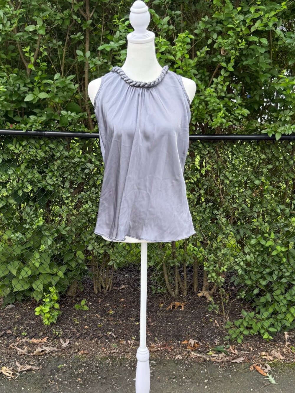 Braided Trimmed Tank Grecian Goddess Style